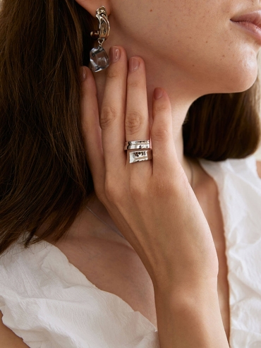 Silver By the Touch Ring