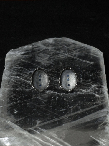 Black Star Dot Tassel Detachable Earrings