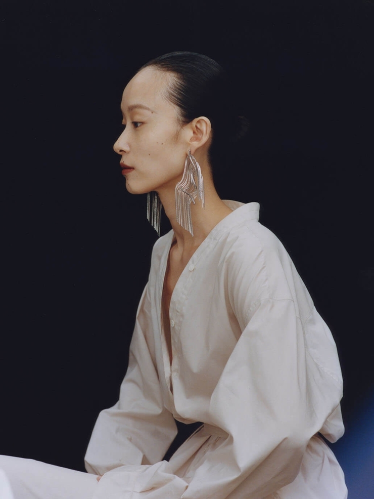 Sliver Glistening Earrings