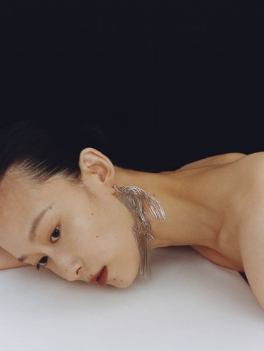 Sliver Glistening Earrings