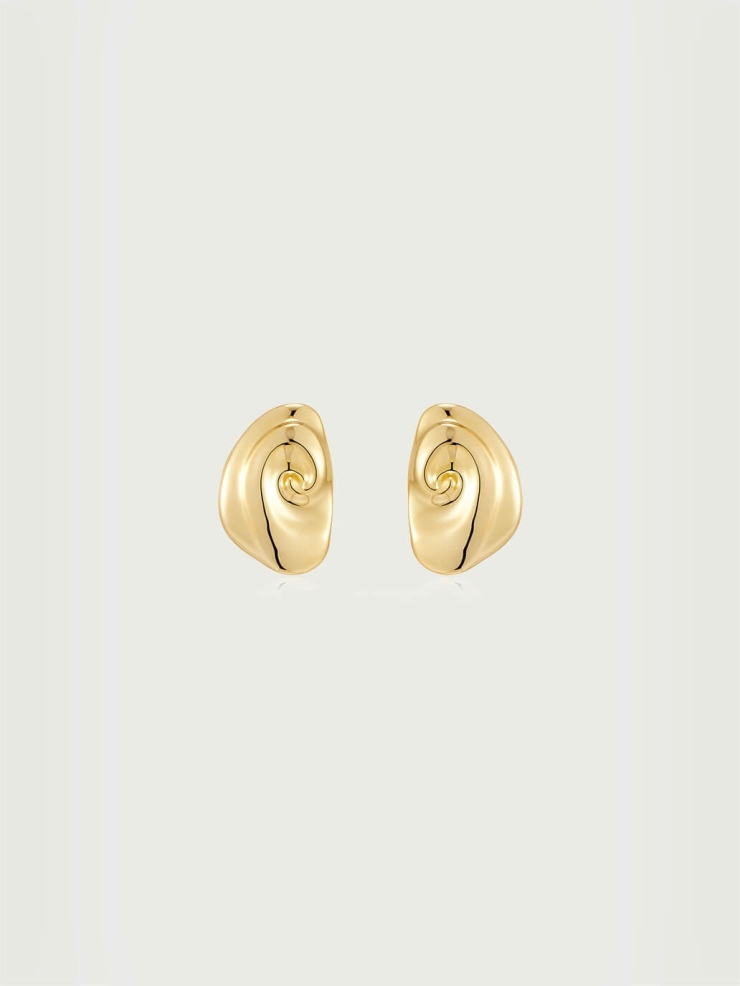 Gold Rotating Rock Studs