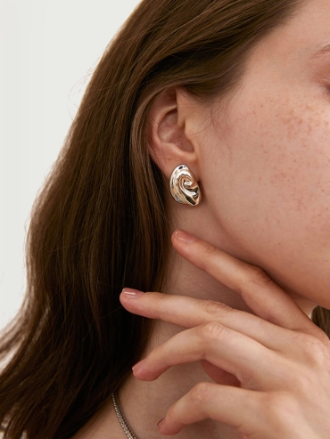 Silver Rotating Rock Studs