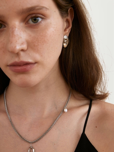 Silver Rotating Rock Studs