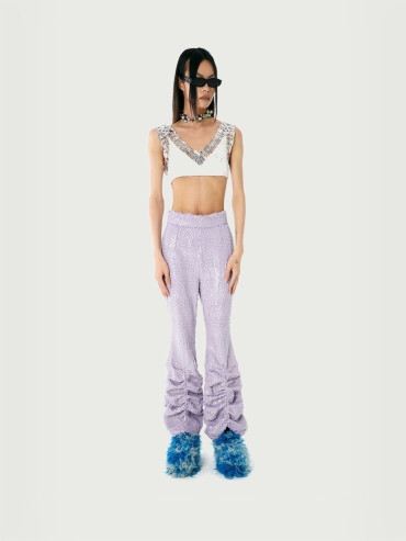 V-neck sleeveless slip tank top