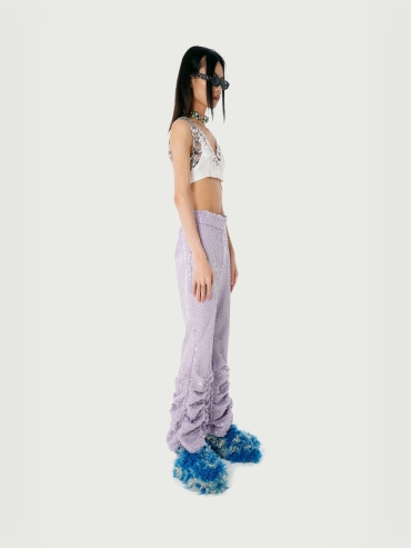 V-neck sleeveless slip tank top