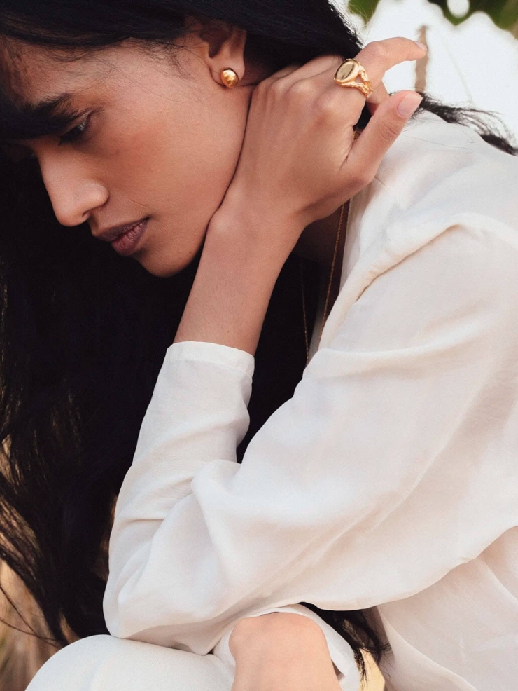 Gold Pierre de Serment Ring