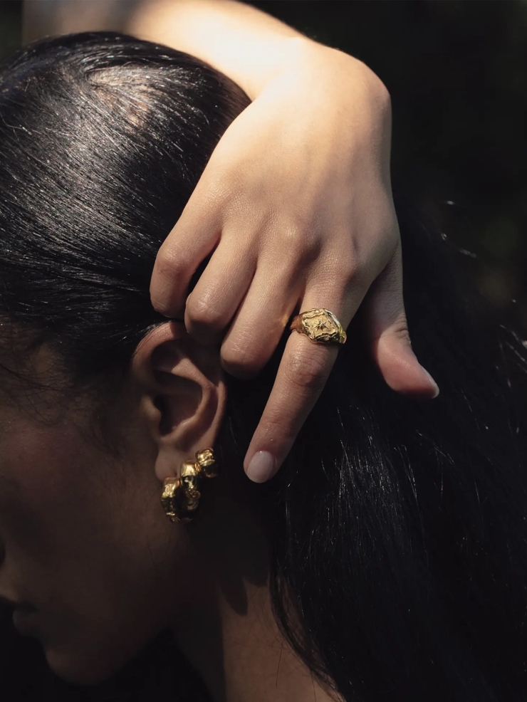 Gold Traversée Miraculeuse Ring