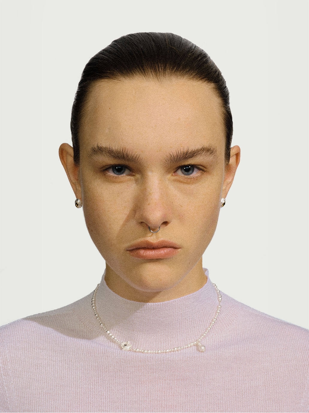 Gold wind erosion earrings