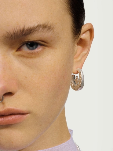 Redemption circle earrings