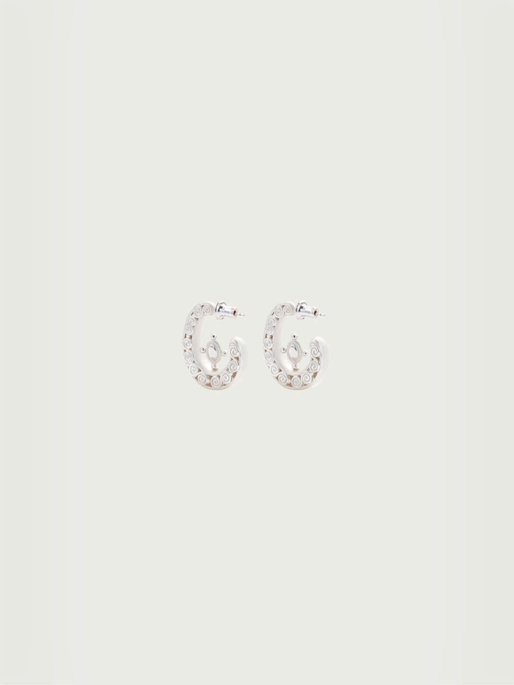 Redemption circle earrings