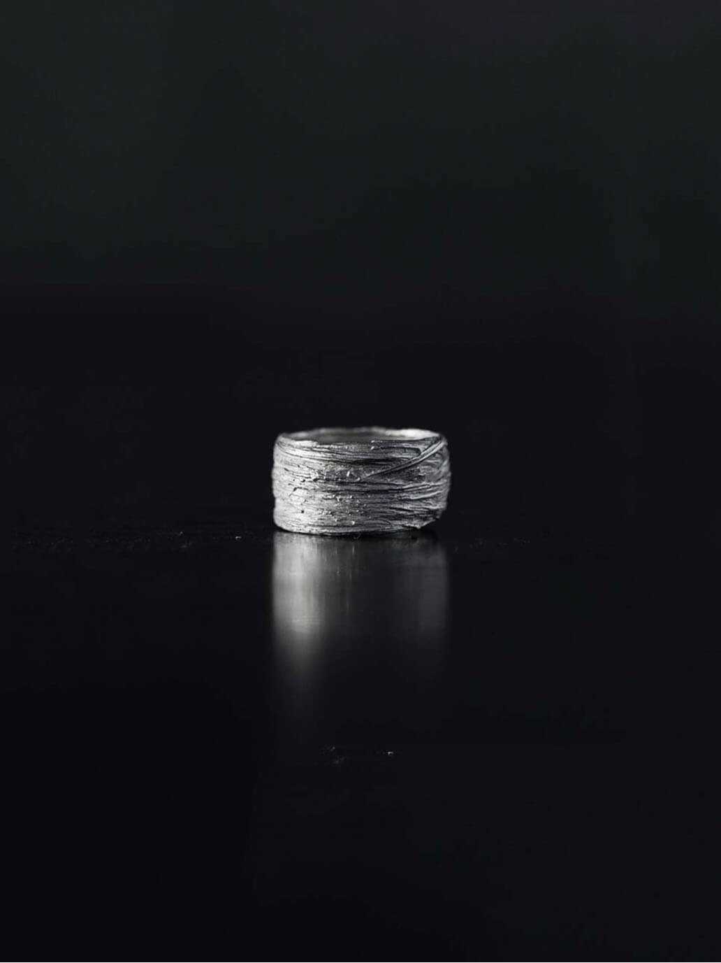 White hair ring
