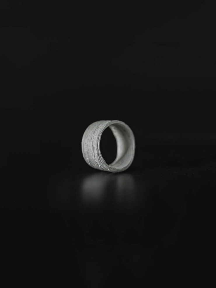 White hair ring