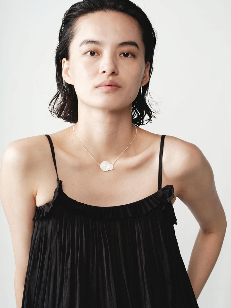 Double wutuo pendant necklace