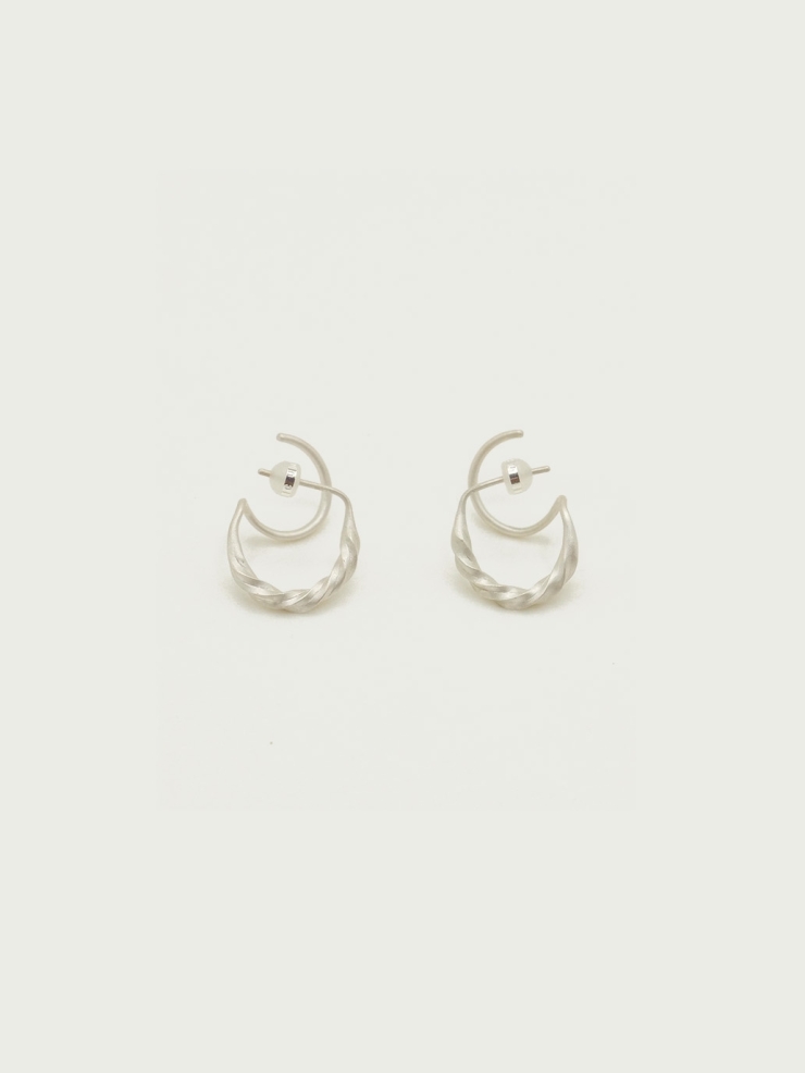 Double Hooks Cuff&Earrings