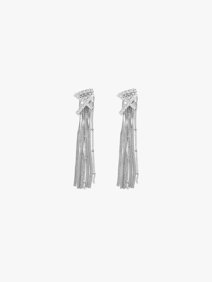 ATELIER SÓ Karat with Clamee Chain Earrings