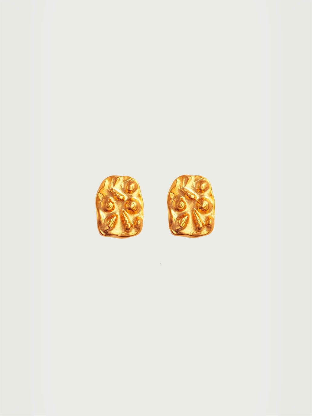 Gold Maxi Jurassique Earrings