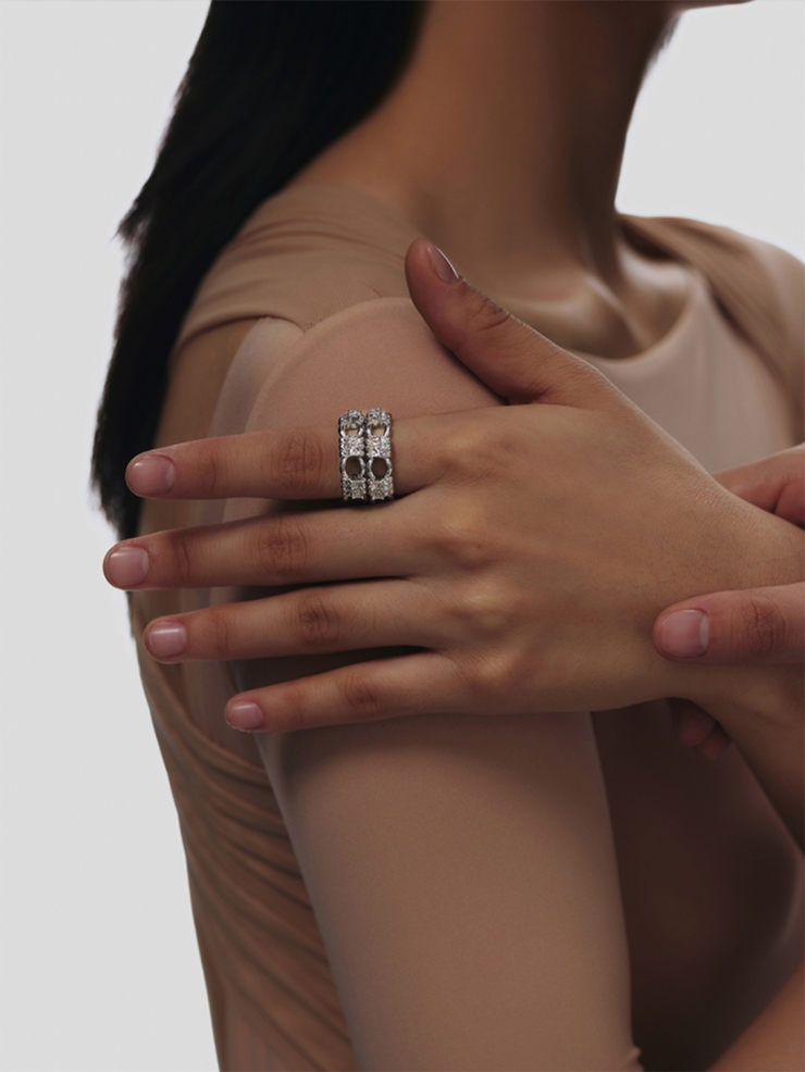 ATELIER SÓ Double Karat Diamond Ring