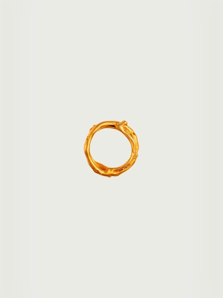 Gold Nœuds Marins ring
