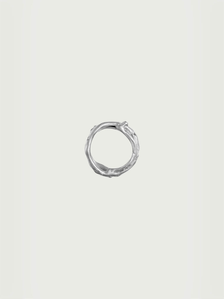 Silver Nœuds Marins ring