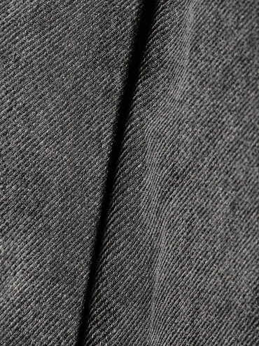 Grey silhouette denim jeans