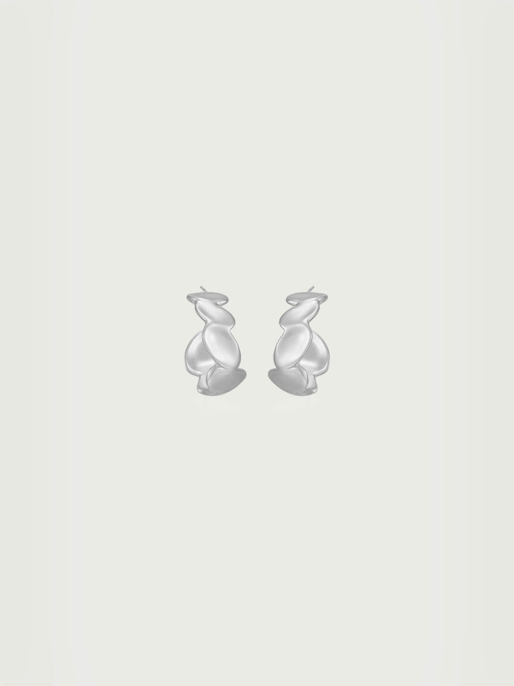 Silver Large Hallmarked Earrings