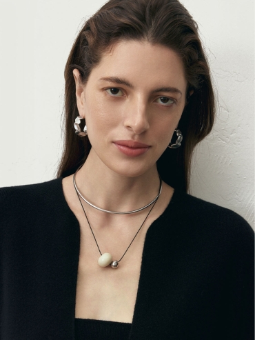 Silver Large Hallmarked Earrings