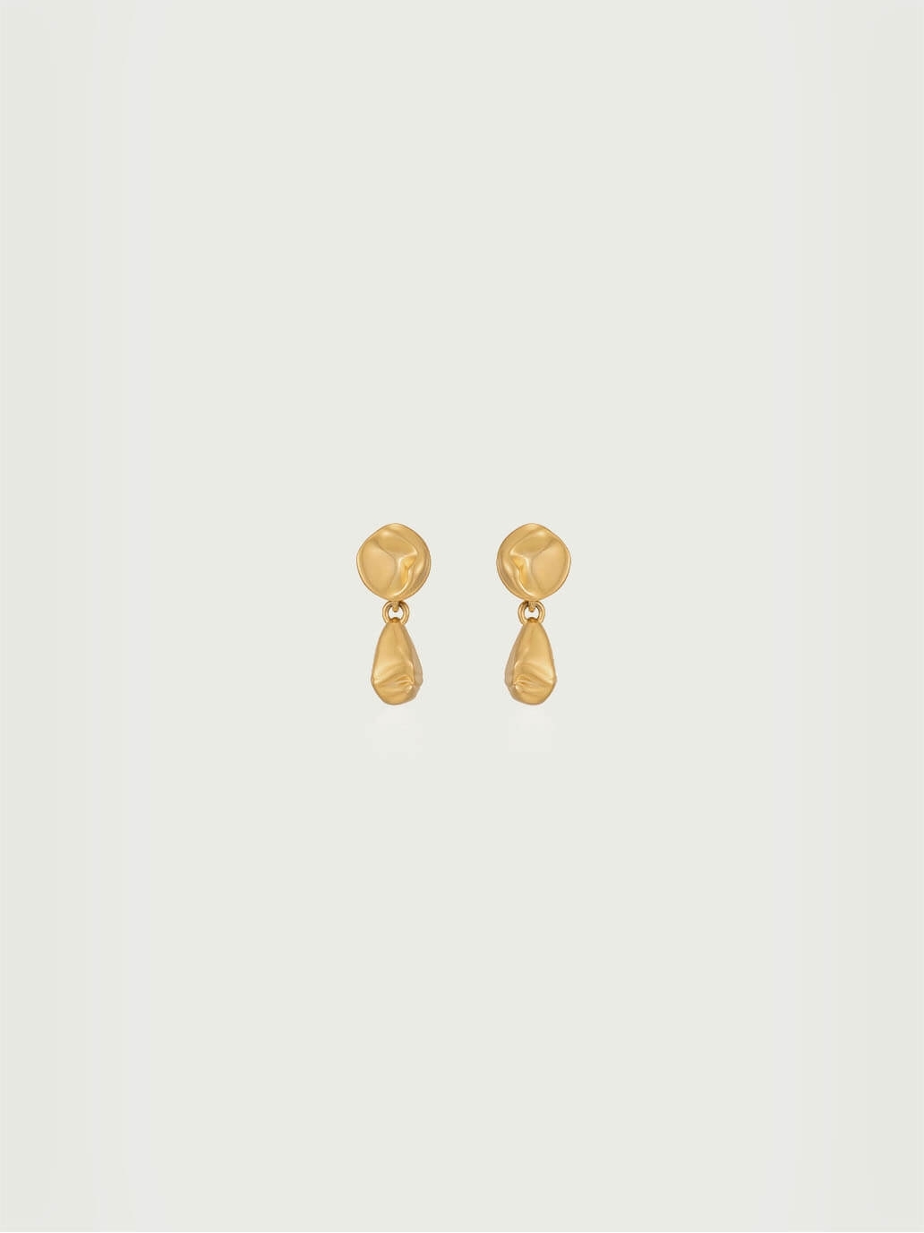 Gold Drops Seal Earrings