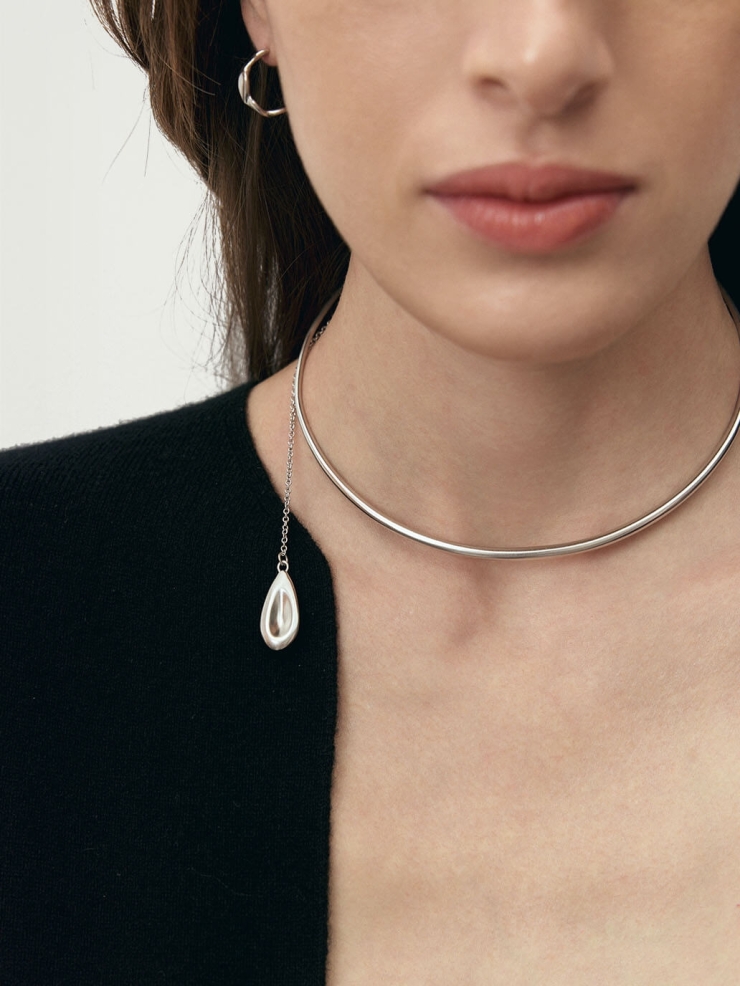 Silver Mood Pendant Necklace