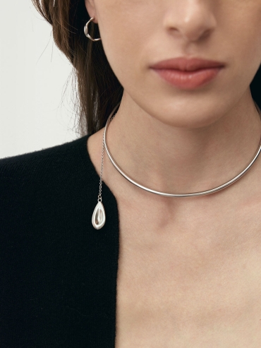 Silver Mood Pendant Necklace