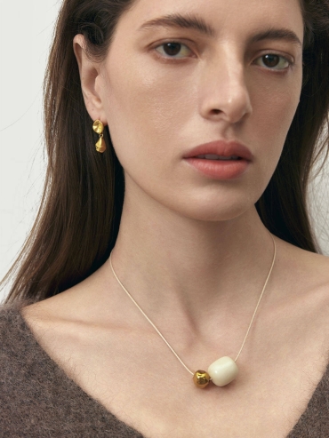 Gold Mood Pendant Necklace