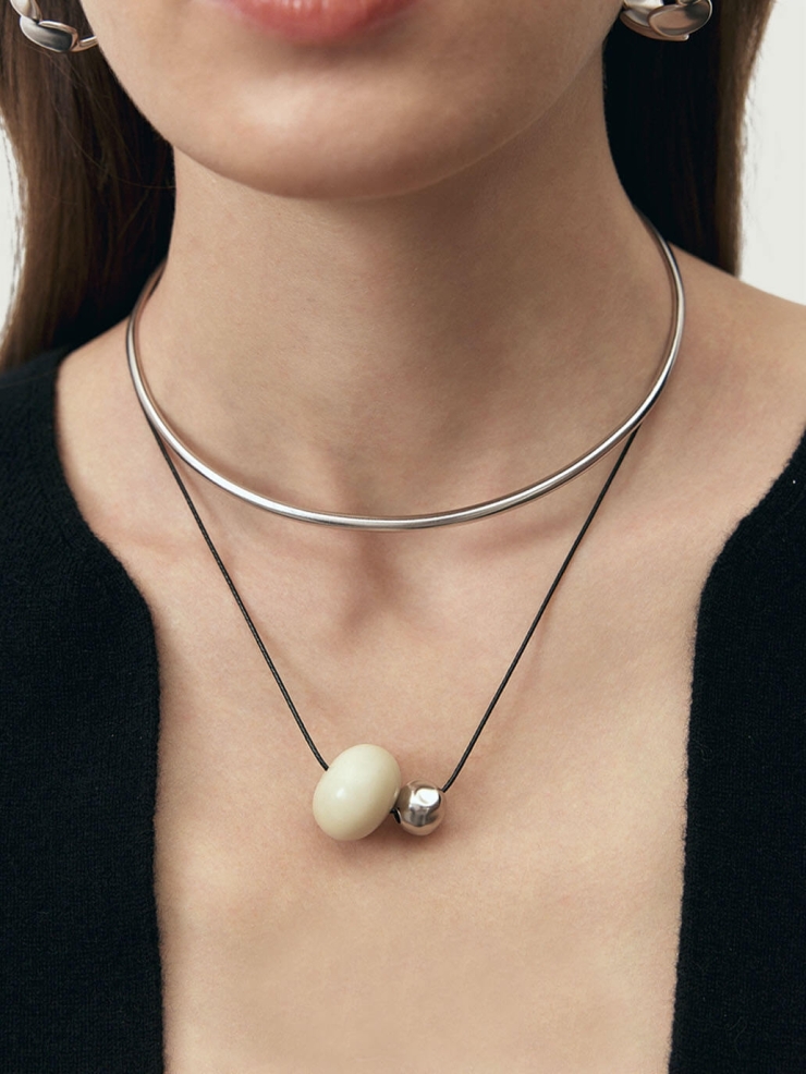 Silver Mood Pendant Necklace