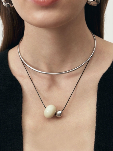 Silver Mood Pendant Necklace