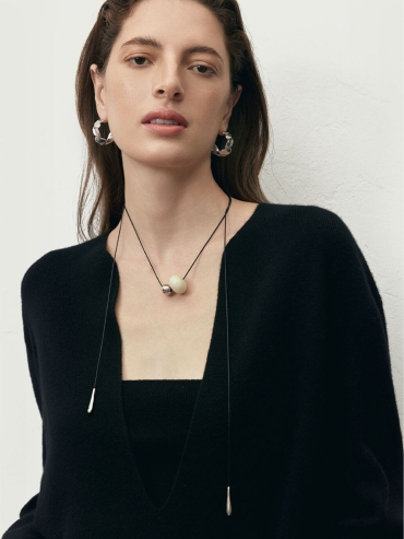 Silver Mood Pendant Necklace