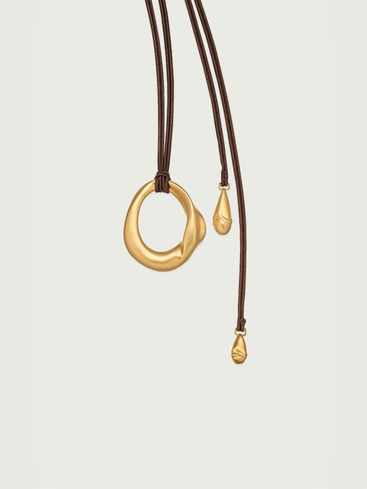 Gold Condensation Necklace