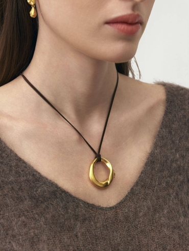 Gold Condensation Necklace