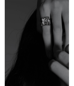 ATELIER SÓ Fake Gemstone Open Ring
