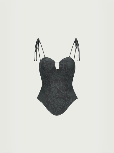 Ash Blue Jacquard Cami Top