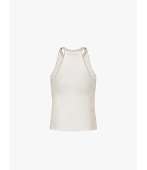 SWAYING White Basic Tank Top