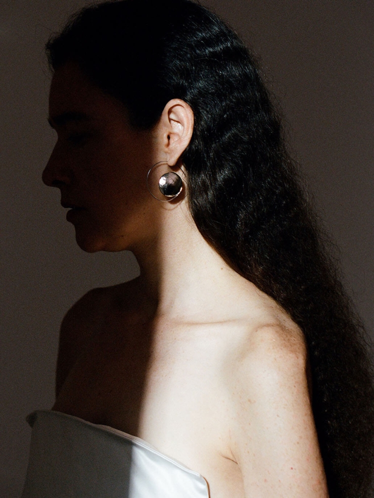 Silver Celestial Twins Earrings