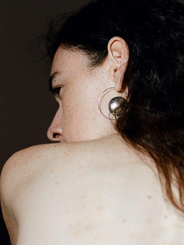 Silver Celestial Twins Earrings