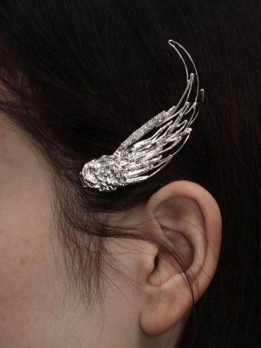 Wind Feather Side Hair Clip - Single