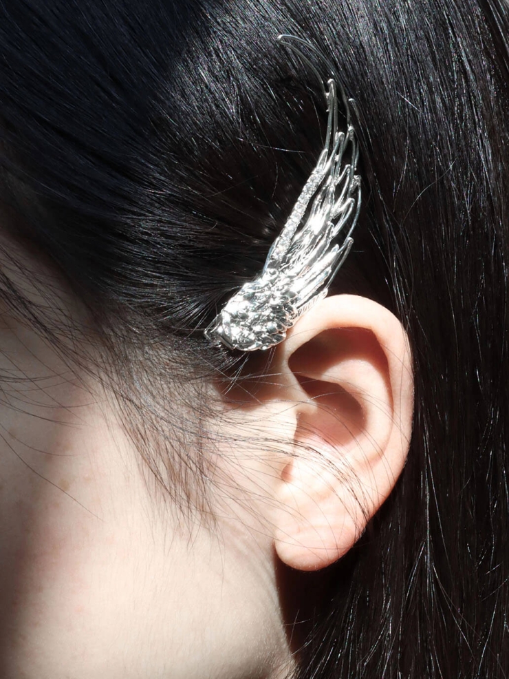 Wind Feather Side Hair Clip - Single
