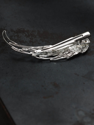 Wind Feather Side Hair Clip - Single