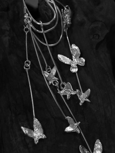 Many Butterflies Ear Cuff - Single