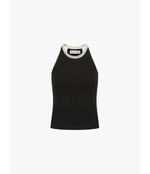SWAYING Black Basic Tank Top
