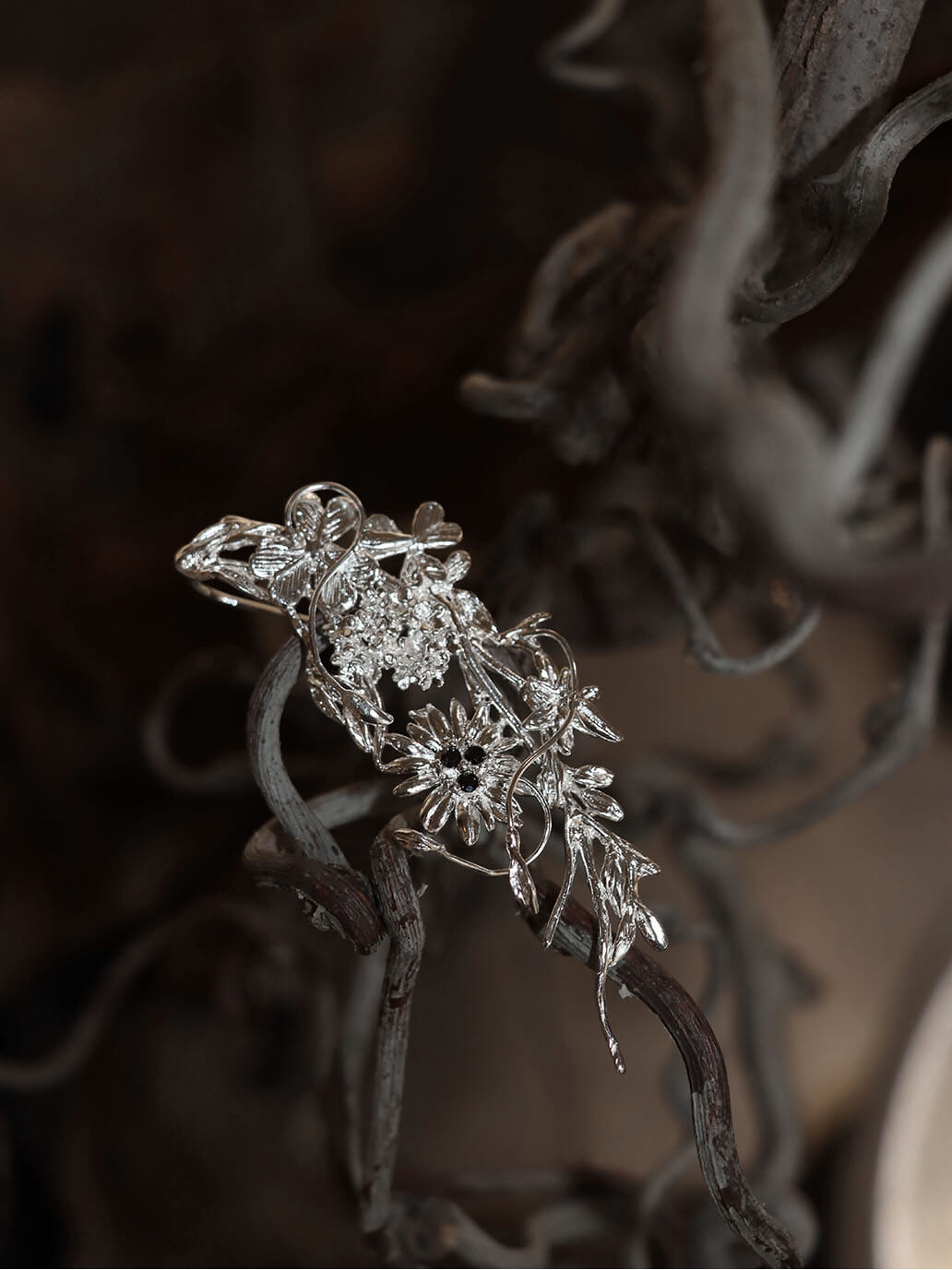 Flowers from Old Clouds Ear Cuff - Single