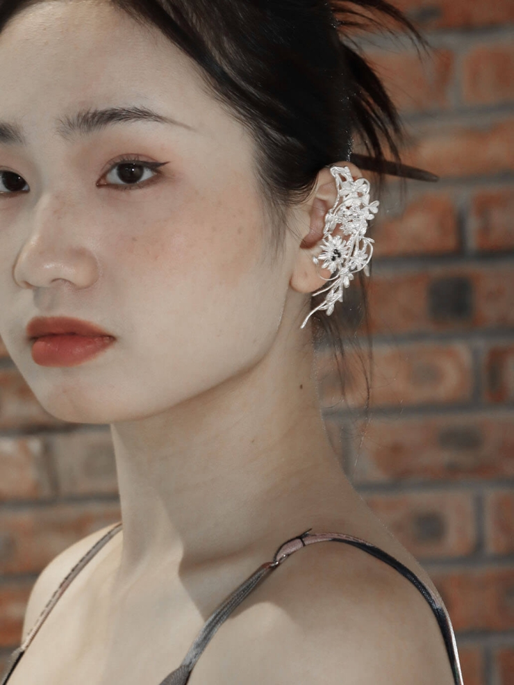 Flowers from Old Clouds Ear Cuff - Single