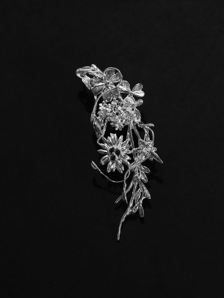 Flowers from Old Clouds Ear Cuff - Single
