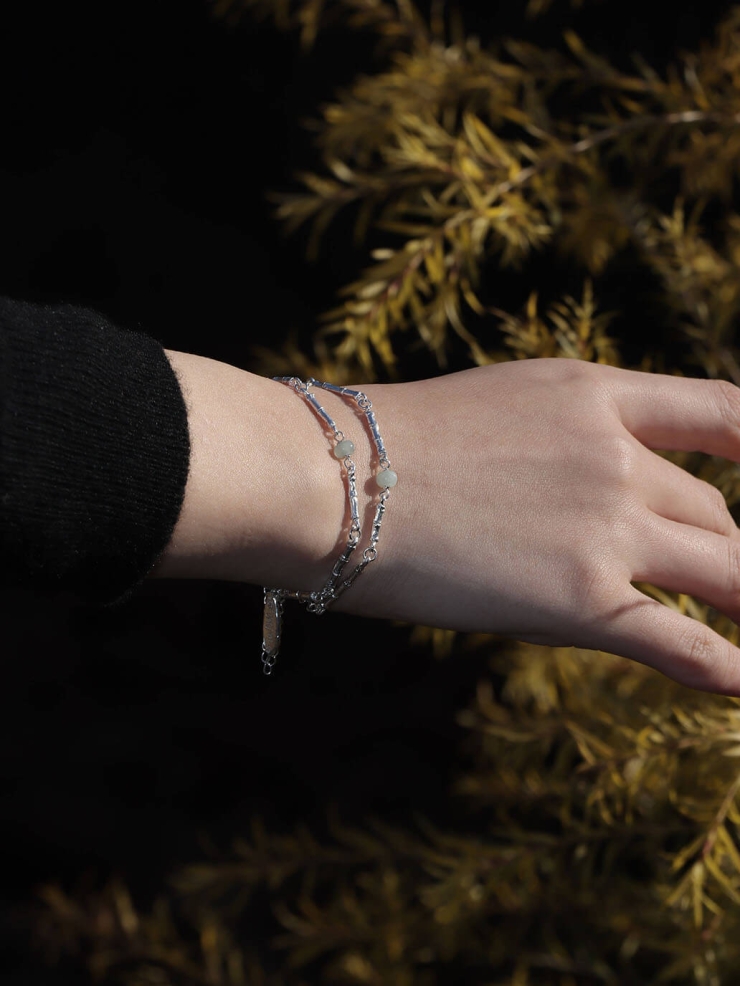 Little Bamboo Joint Jade Necklace