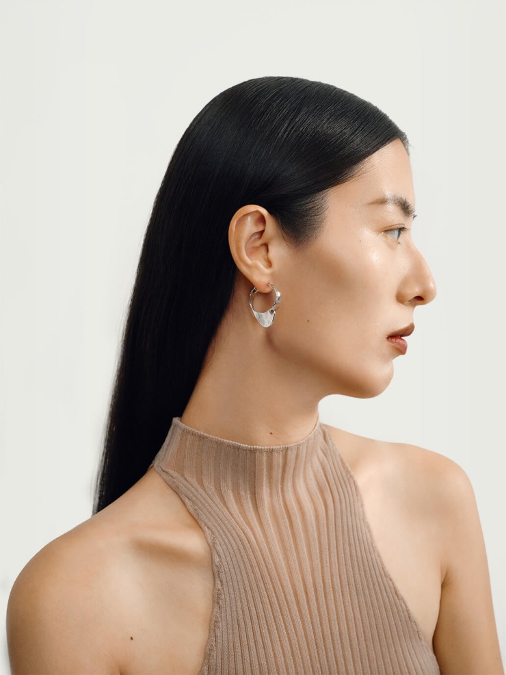 Silver Echo Earrings